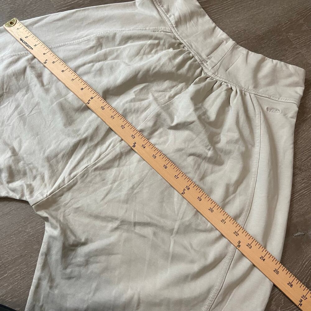 Prana Mindful Movement Harem Pant Women's M Almond Relaxed Mid Rise Tapered Leg - Picture 12 of 12
